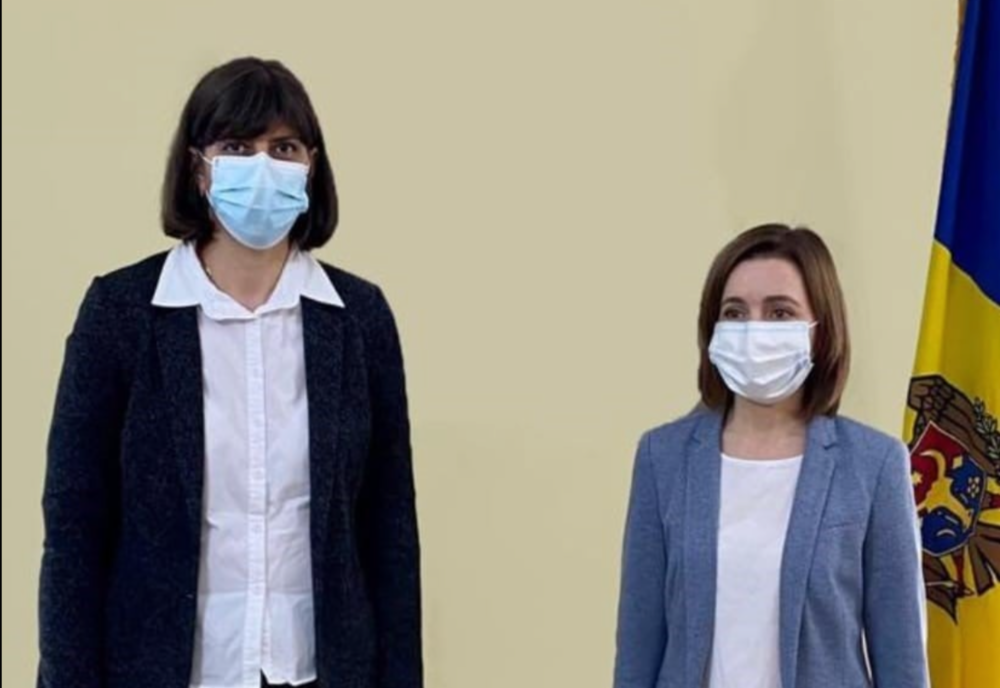 Maia Sandu s-a întâlnit cu Laura Codruța Kovesi la Bruxelles