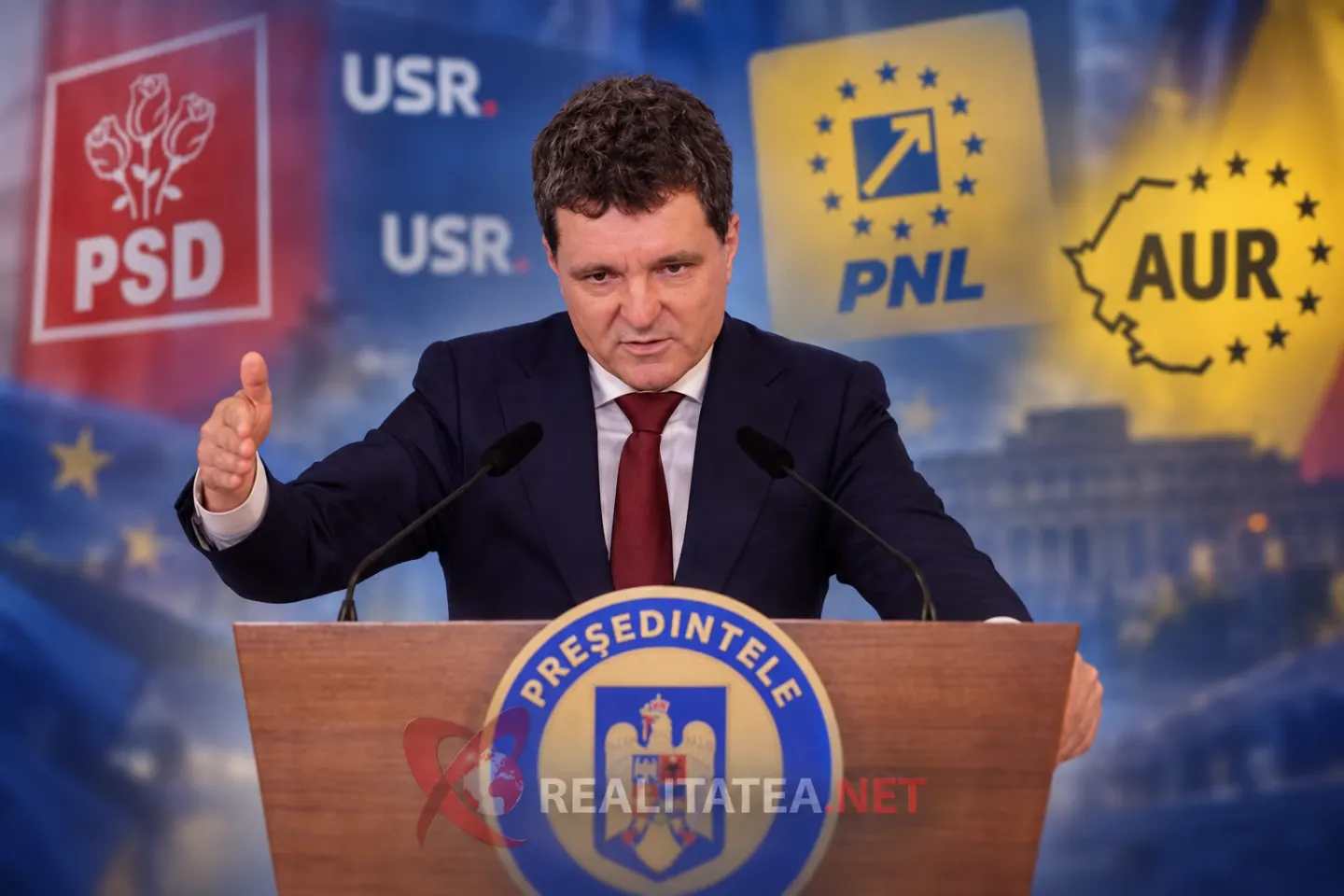 Nicușor Dan, declarații după consultările cu partidele. Președintele este așteptat să anunțe premierul desemnat la ora 17:00