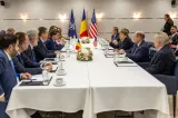 Nicușor Dan - întrevedere cu delegația Congresului Statelor Unite ale Americii la Summitul NATO