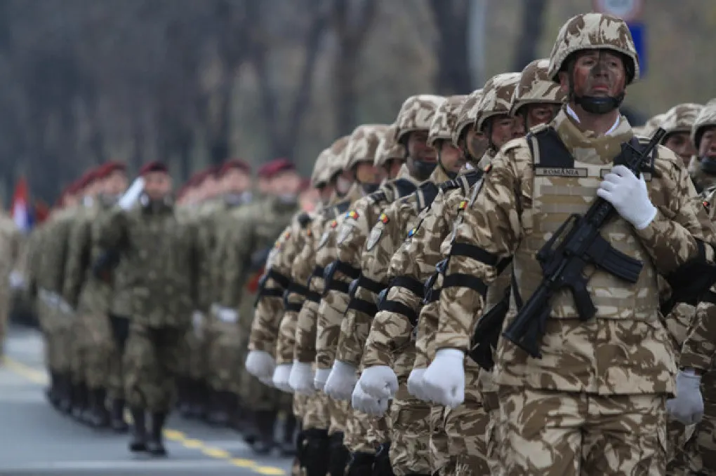 BUCURESTI - REPETITIE PARADA MILITARA