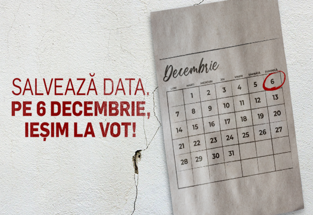 AMR 7 zile până la vot. Ce alegem pe 6 decembrie?