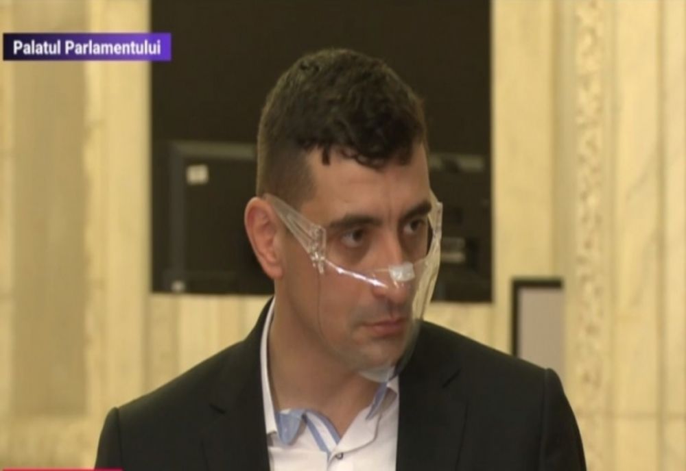 George Simion, liderul AUR, a făcut show în prima zi în Parlament