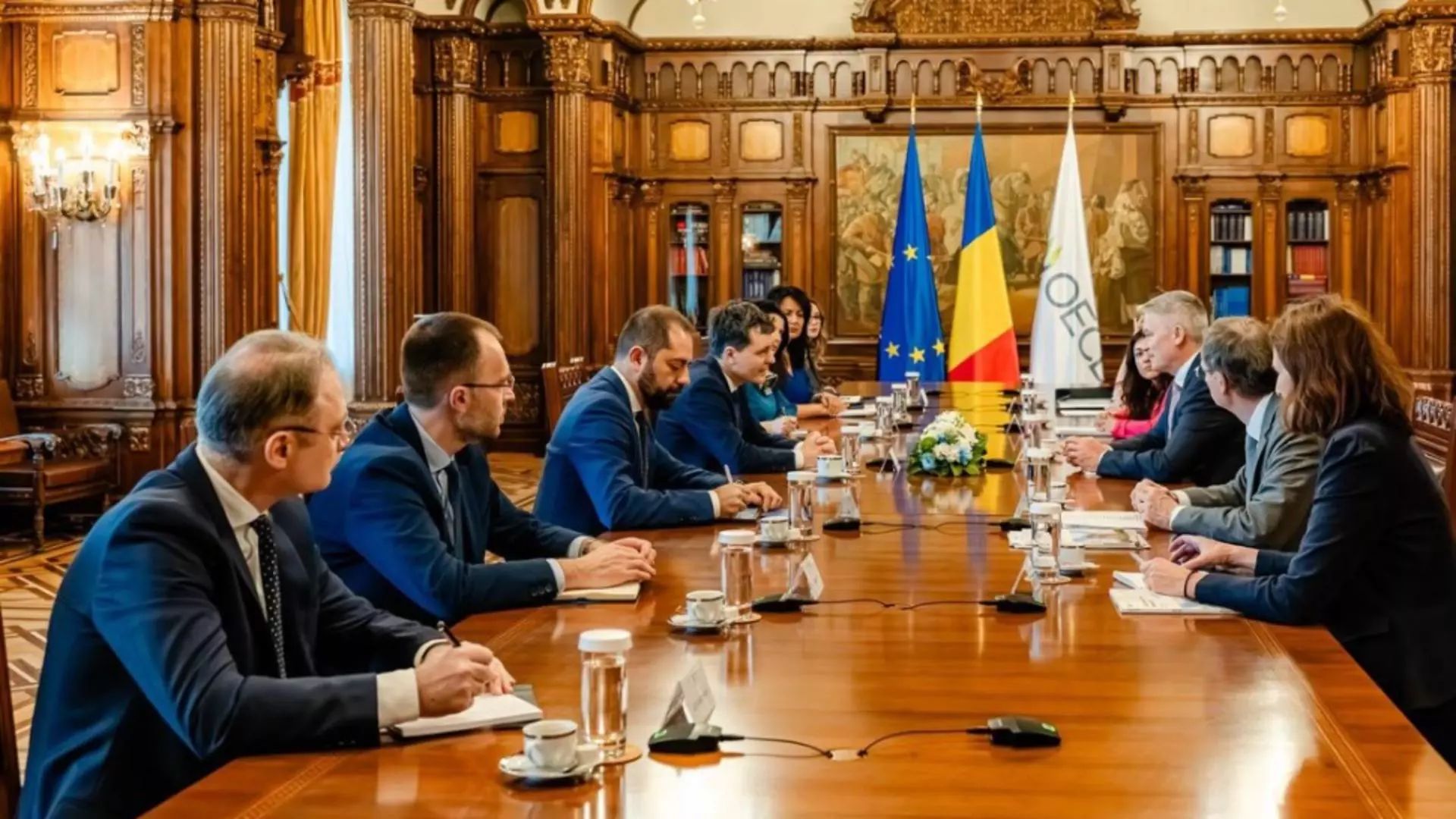 Nicușor Dan, după întrevederea cu Mathias Cormann: "Aderarea României la OCDE, un obiectiv politic și strategic asumat"