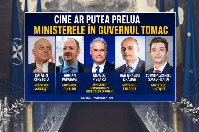 Ce nume se vehiculează pentru guvernul Tomac? Pe listă sunt 3 consilieri ai lui Nicușor Dan